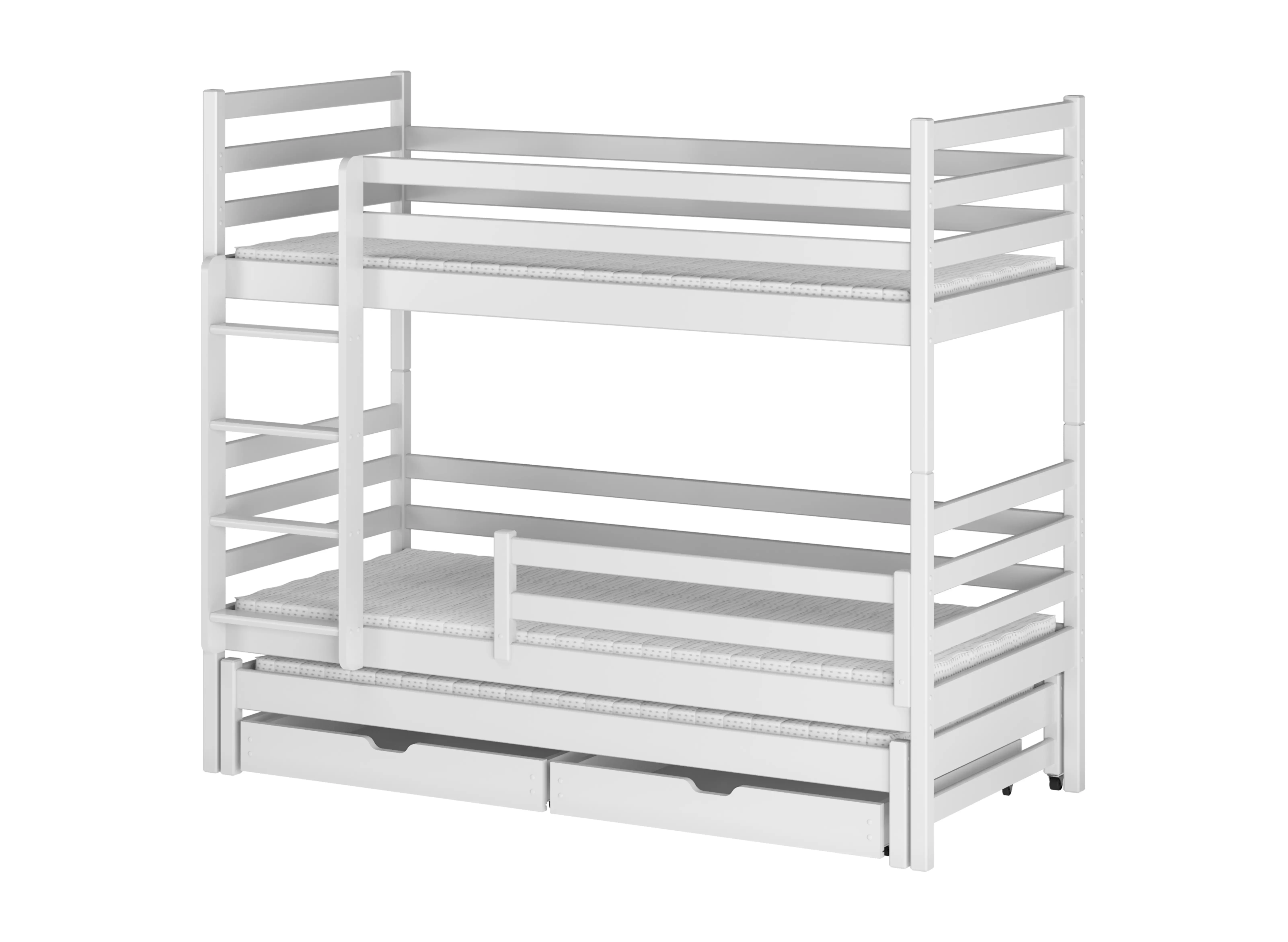 LUK 90x190 wit stapelbed Lano Meubels
