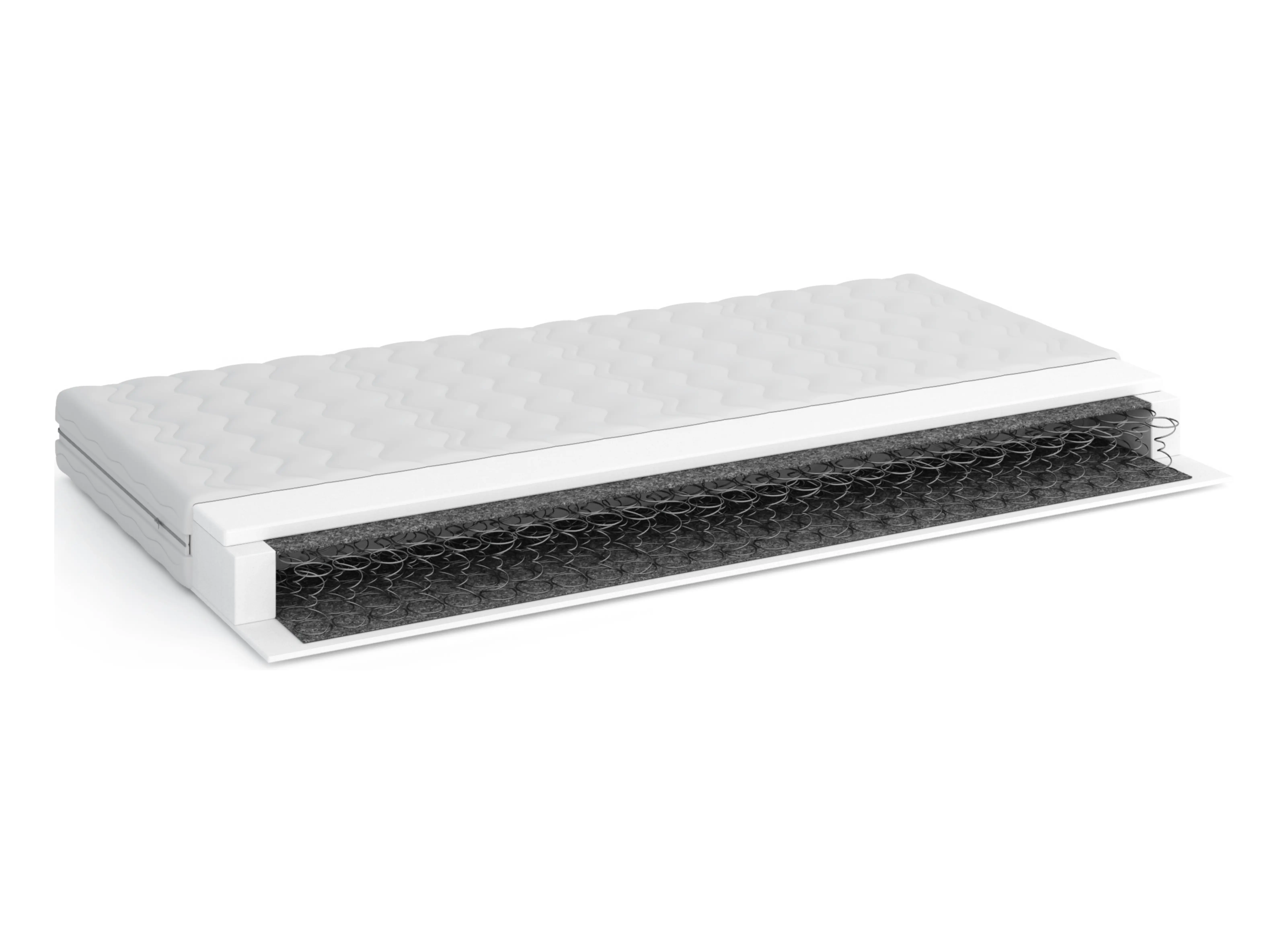 CAPRI 90x190 medium stevig 13 cm bonellvering matras Lano Meubels
