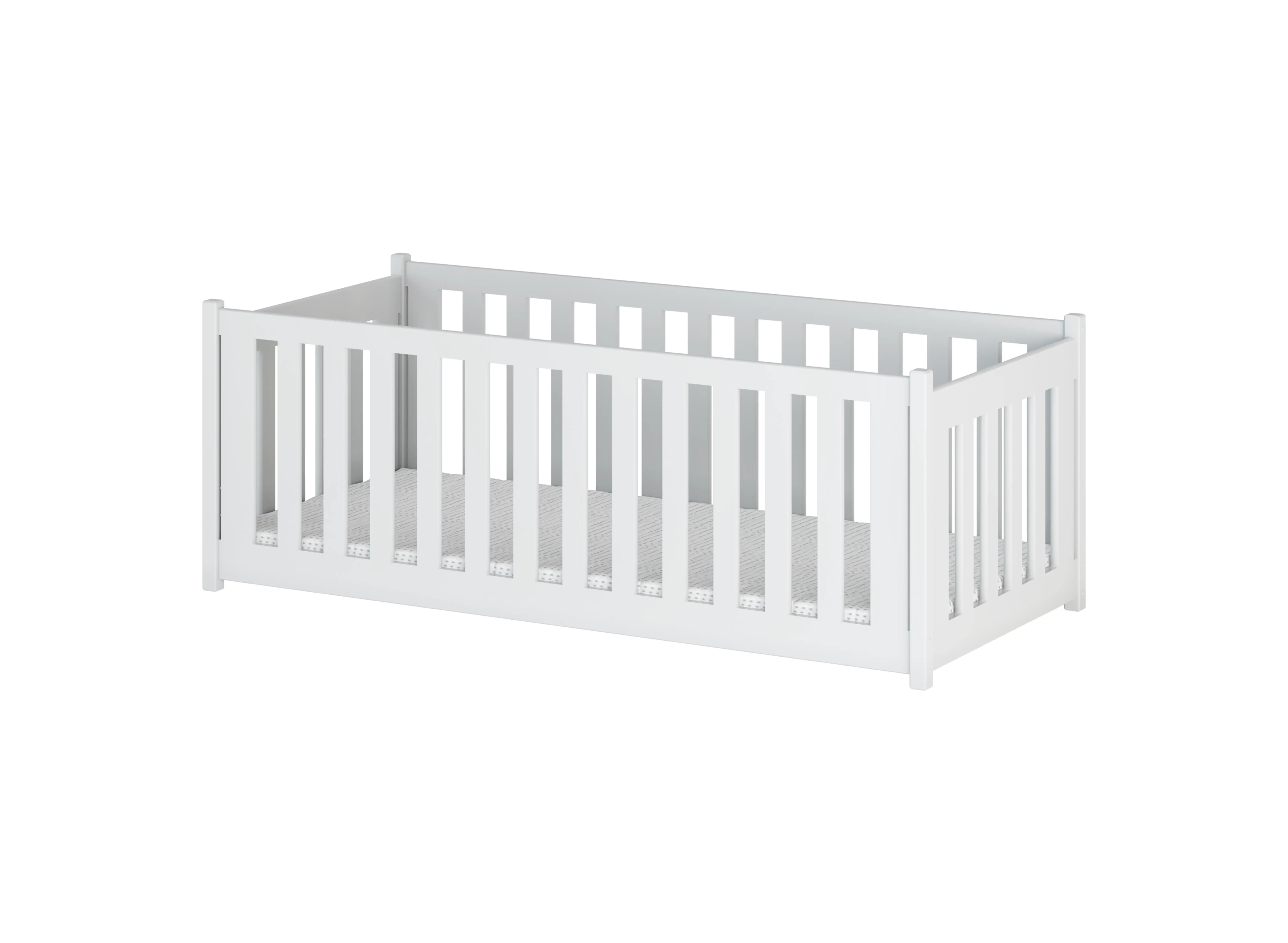 CONCEPT 80x160 wit Montessori vloerbed voor kinderen Lano Meubels